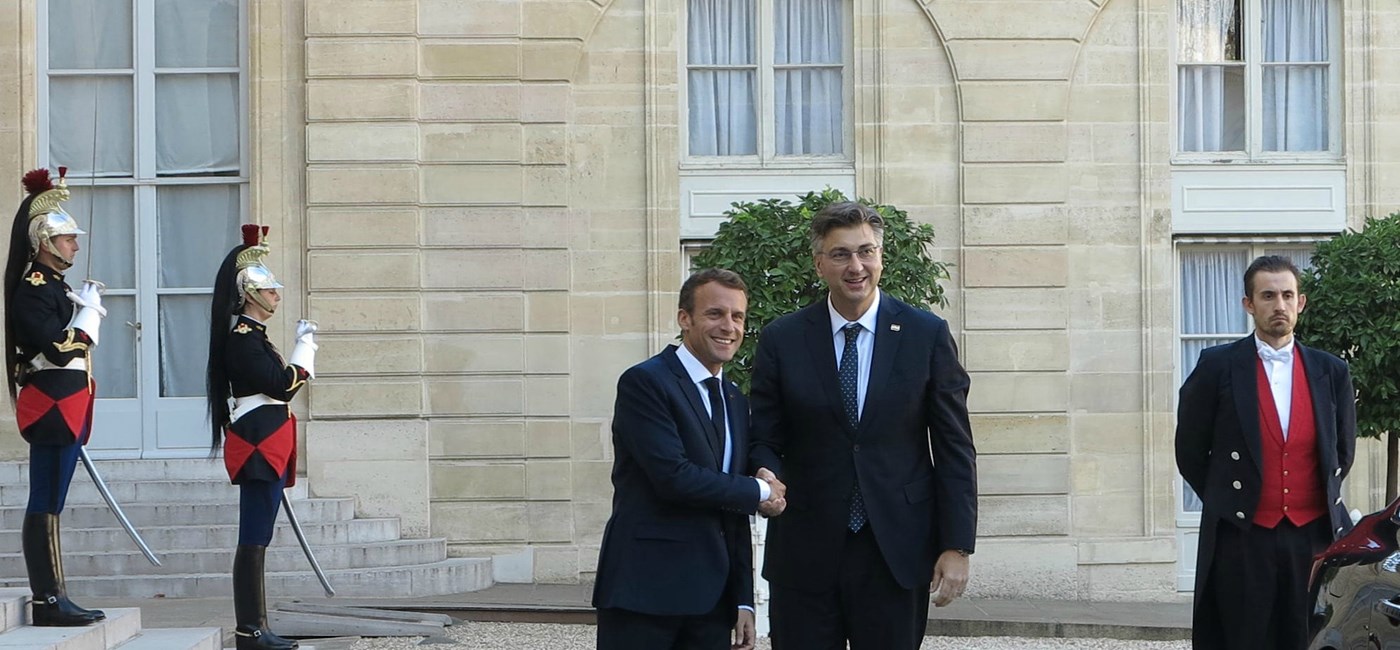 Plenkovic very pleased with talks with Macron